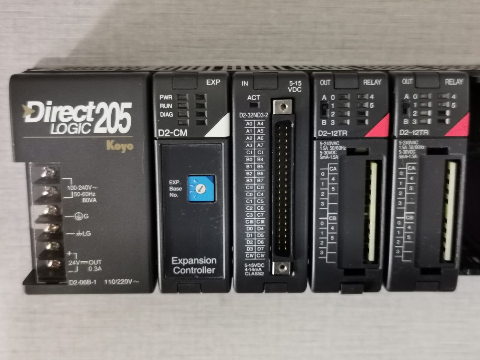 AutomationDirect DIRECT LOGIC 205 AUTOMATION DIRECT KOYO DIRECT LOGIC 205, D2-06B-1 7