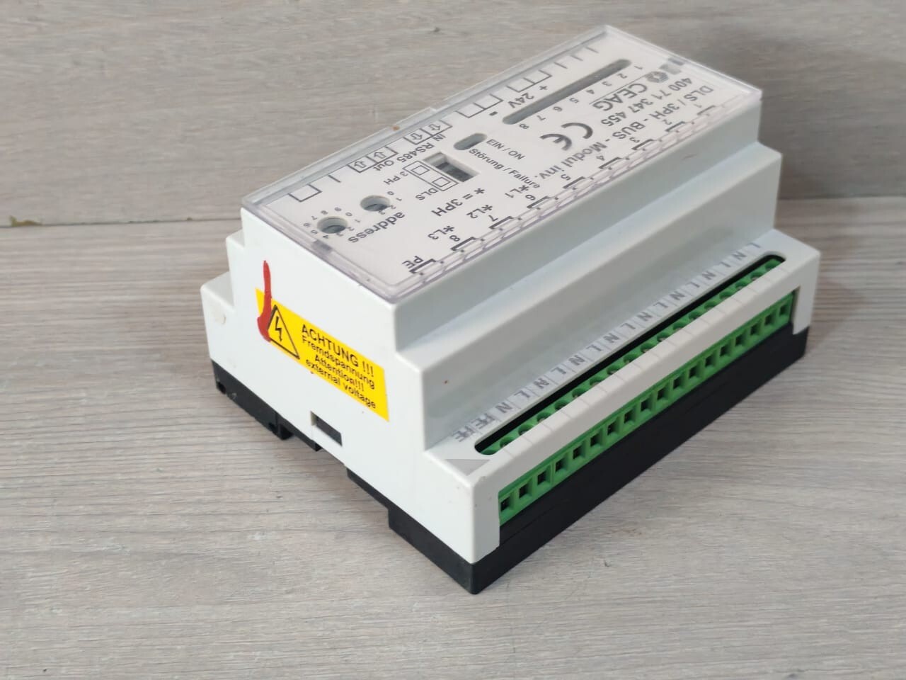 CEAG 400 71 347 455 Z438 CEAG DLS/ 3PH-BUS MODUL INV. 400 71 347 455 Z438 REV.LEVEL F 8