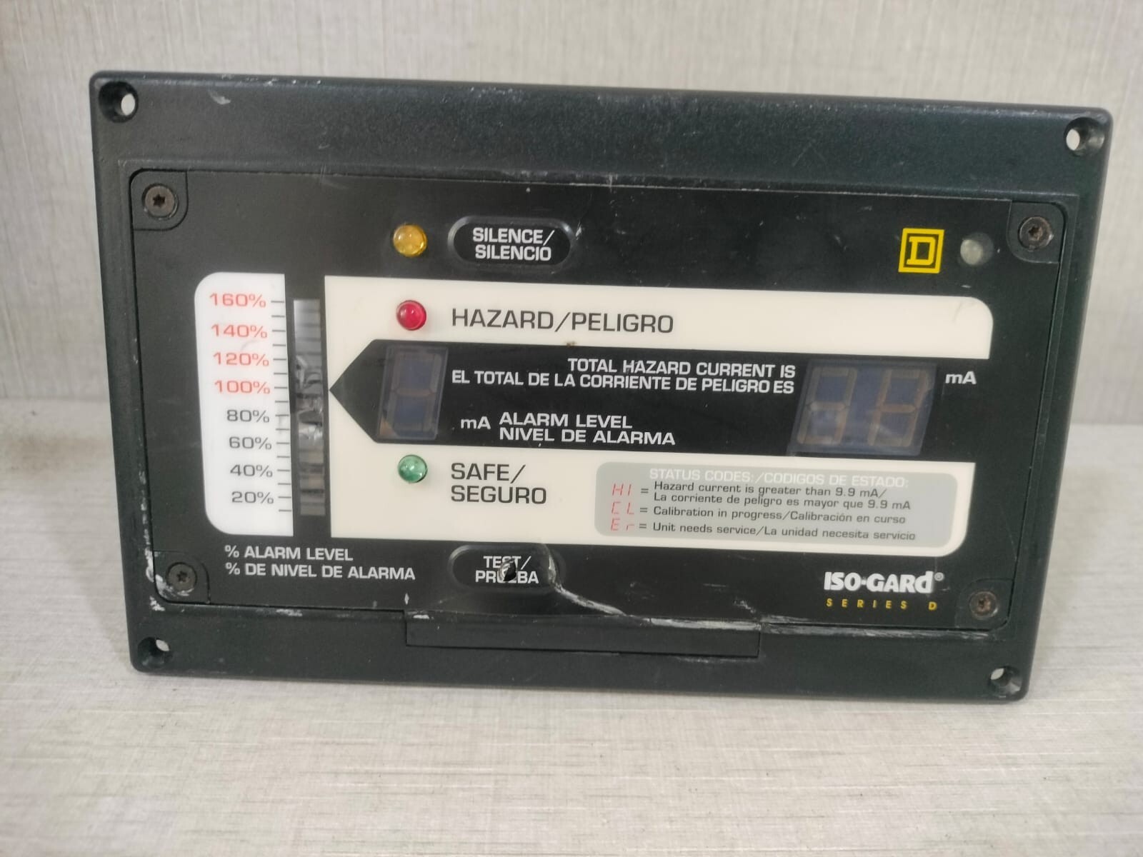 Square D 43134-007-50 SQUARE D 43134-007-50 LINE ISOLATION MONITOR ISO-GUARD 2