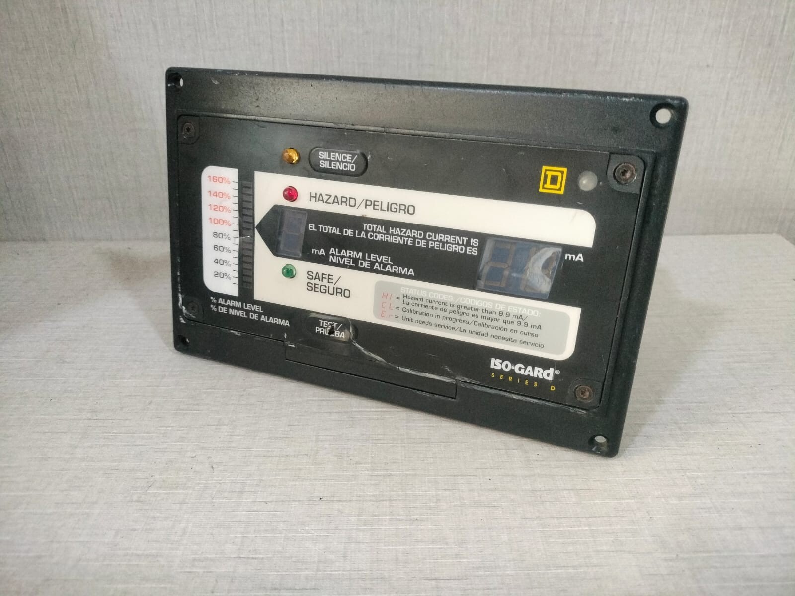 Square D 43134-007-50 SQUARE D 43134-007-50 LINE ISOLATION MONITOR ISO-GUARD 4