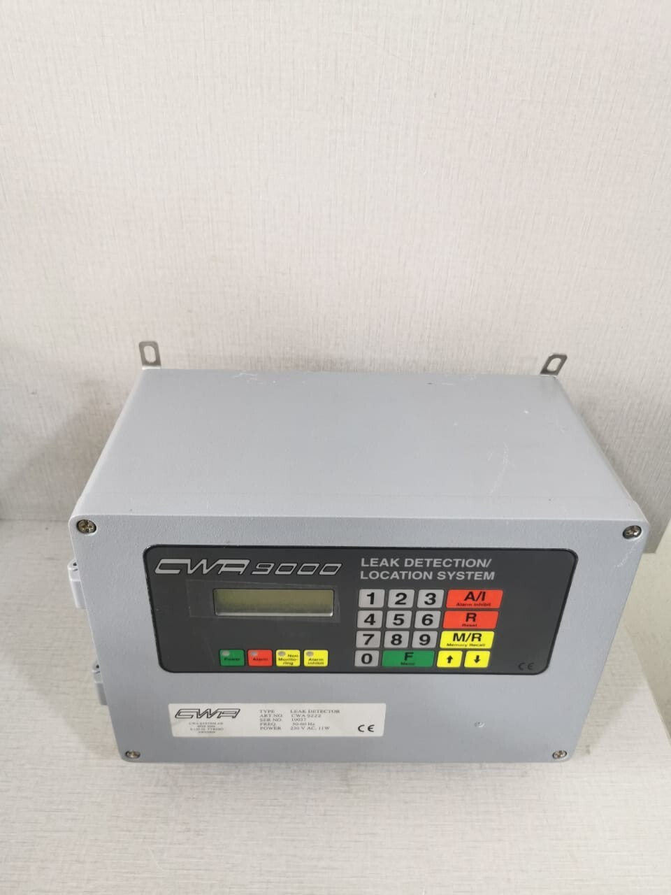 Rockwell Automation CWA-9000 CWA 9000 LEAK DETECTION / LOCATION SYSTEM CWA 9222 CWA SYSTEM AB BOX 9