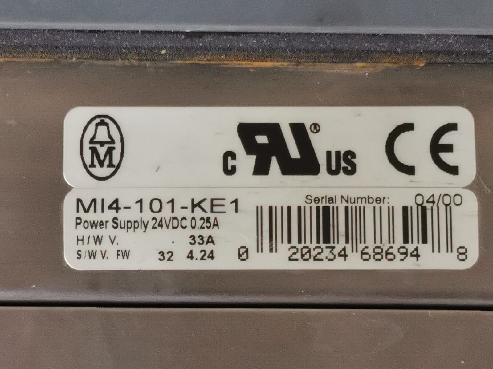 Moeller MI4-101-KE1 MOELLER MI4-101-KE1 Operator Panel 8