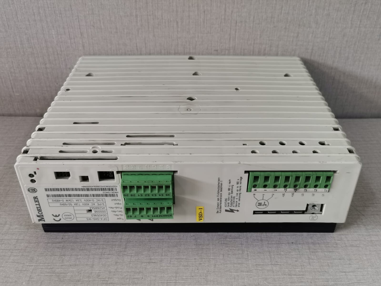 Moeller DF4-340-1K5 Moeller DF4-340-1K5 Frequency Inverter 1.5kW 7