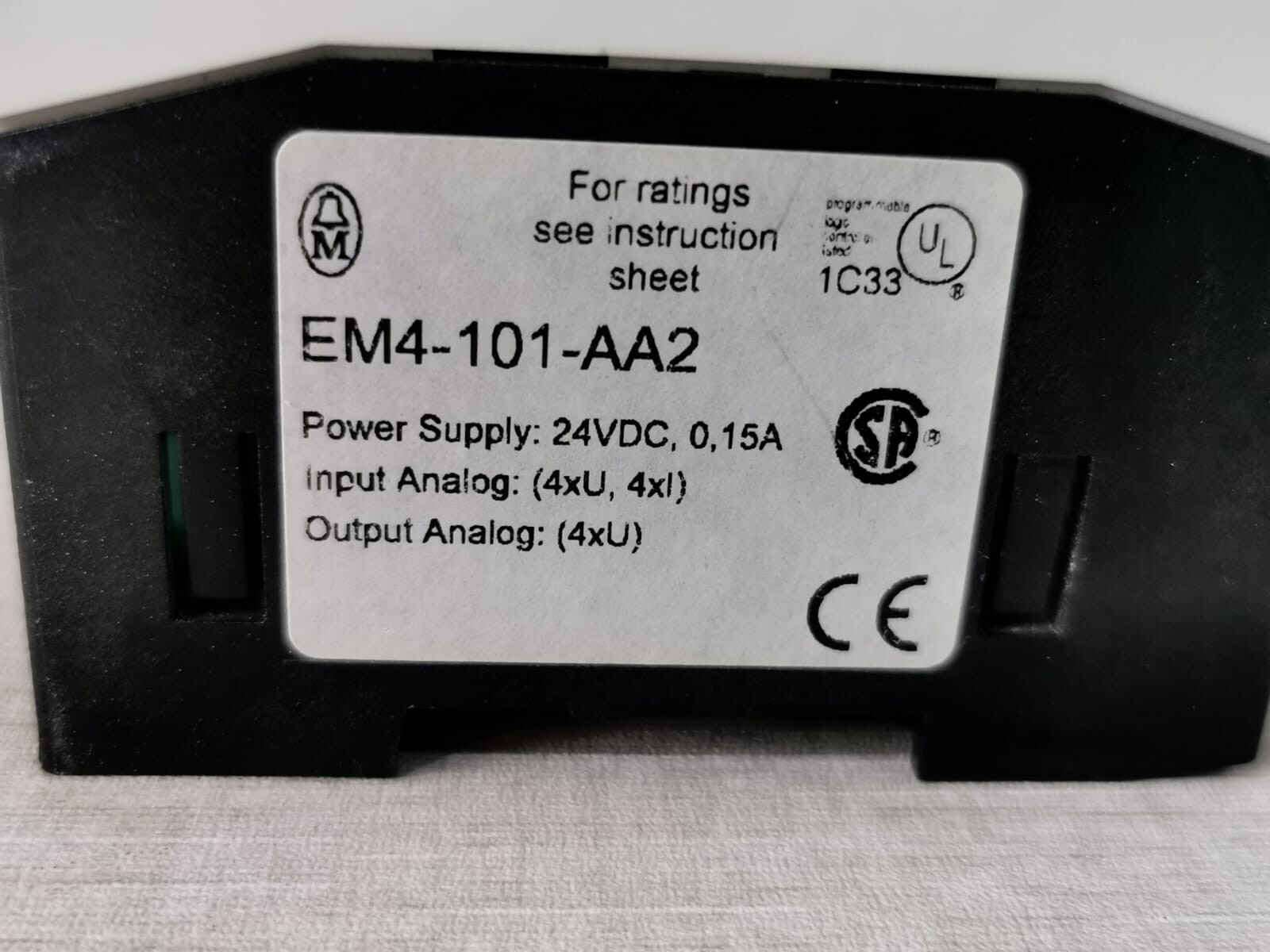 Moeller EM4-101-AA2 MOELLER EM4-101-AA2 ANALOG MODULE 7