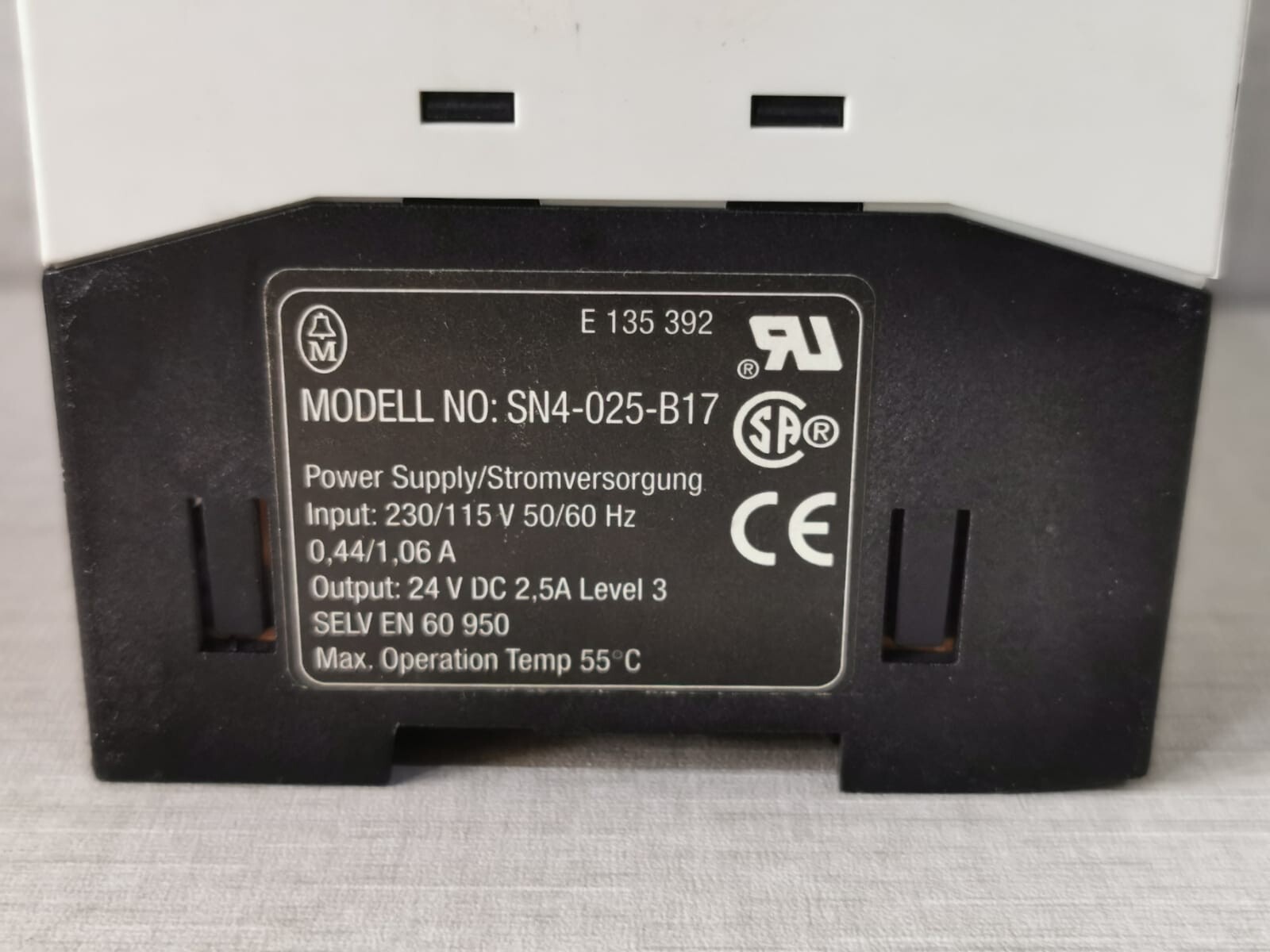 Moeller SN4-025-B17 Moeller SN4-025-B17 DC Power Supply 6