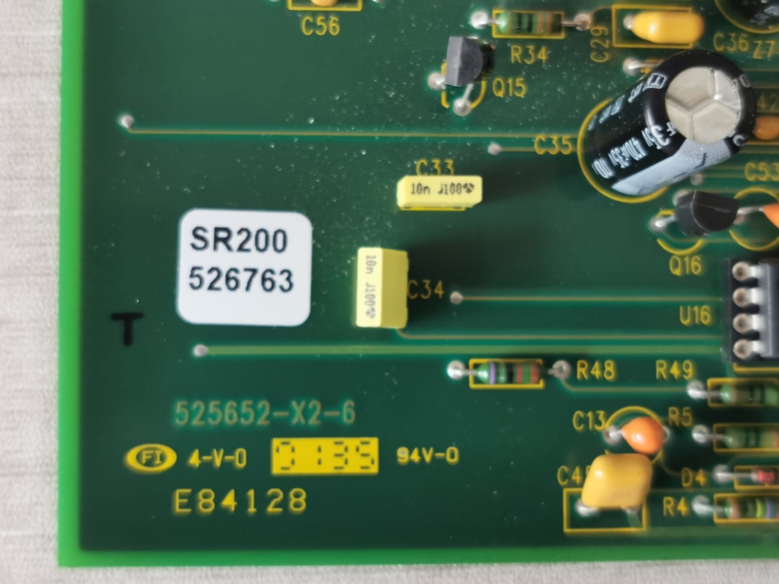 Unbranded SR200 526763 SR200 526763 MAIN PCB BOARD Assy. 525652-X2-6 & 525652-X1-6 2