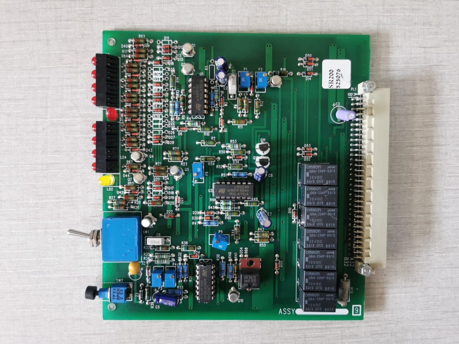 SR200 SR200 SR200 525076 MAIN PCB BOARD Assy. 523903-X2-9 & 523903-X1-9 3