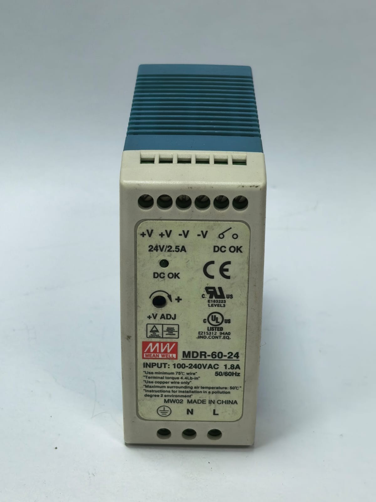 MEAN WELL MDR-60-24 MEAN WELL MDR-60-24 DIN-Rail Power Supply 2