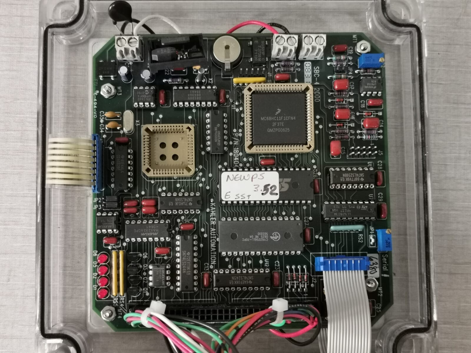 KAHLER AUTOMATION KA-2000 KAHLER AUTOMATION KA-2000 INDUSTRIAL CONTROLLER CONTROL PANEL- S 10