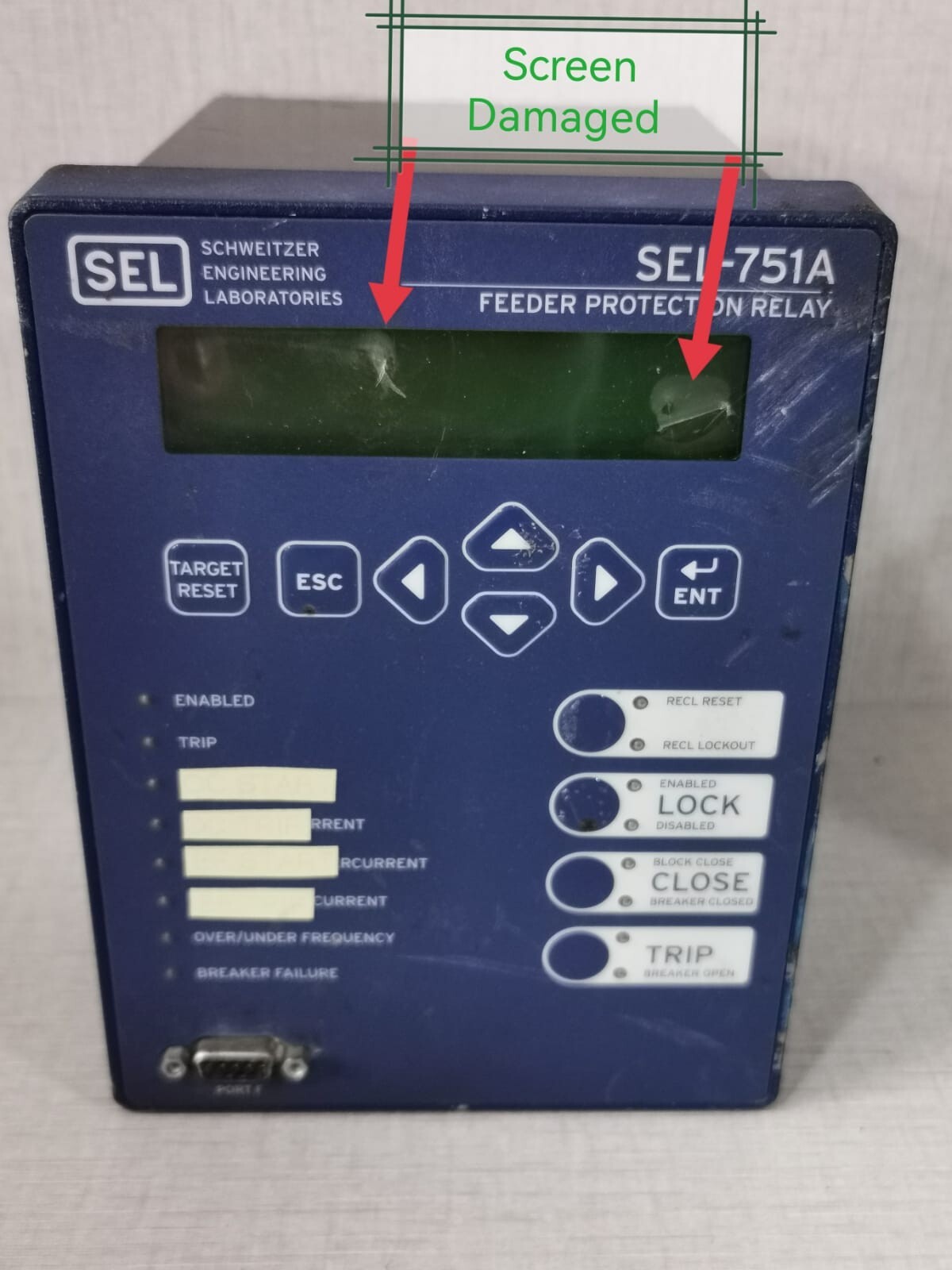 SEL SEL-751A SEL SEL-751A Feeder Protection Relay P/N: 751A12B1B0X0X810100 2