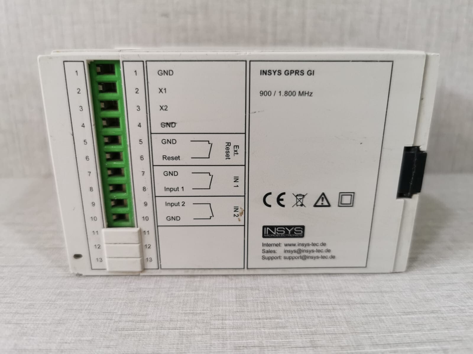 INSYS GI-900 INSYS GPRS GI 900/ 1.800MHz 4