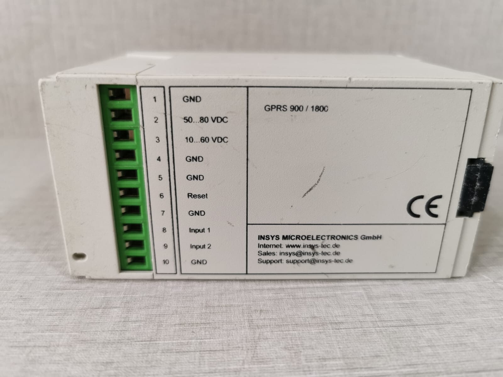 INSYS GPRS-900 INSYS GPRS 4.1 /GPRS 900/1800 4