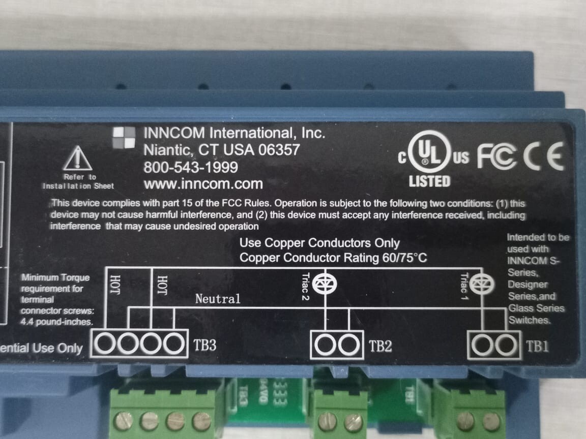 Honeywell D254.DIN.110.US Honeywell D254.DIN.110.US Rail Lamp Dimmer P/N: 01-9918 With 02-9918 Board 10