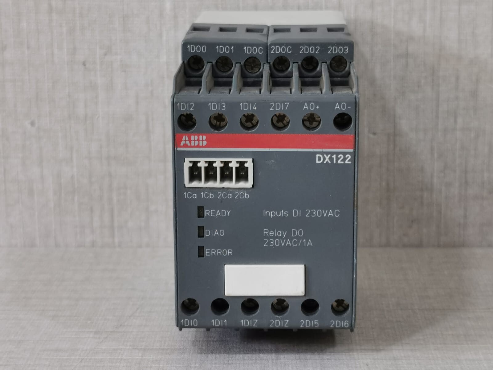 ABB DX122 /1SAJ622000R0101 DX122-FBP.0 A4 MODULE FOR UMC100-WITHOUT COVER