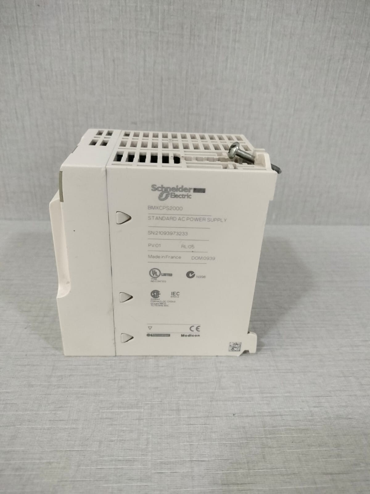 Schneider Electric BMXCPS2000 SCHNEIDER ELECTRIC BMXCPS2000 MODICON PROGRAMMABLE LOGIC CONTROLLER 6