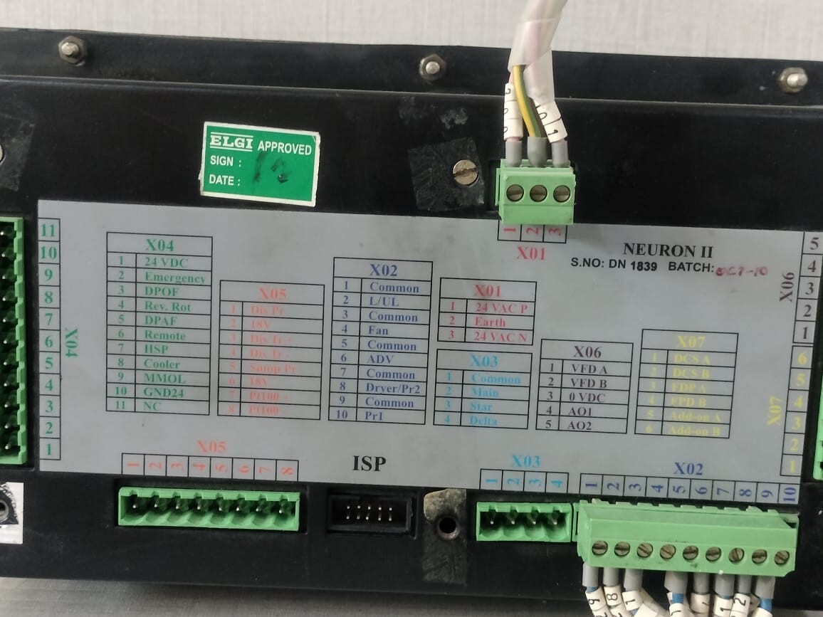 ELGI 00897701N ELGI NEURON II 00897701N COMPRESSOR CONTROLLER - UNIT ONLY 7
