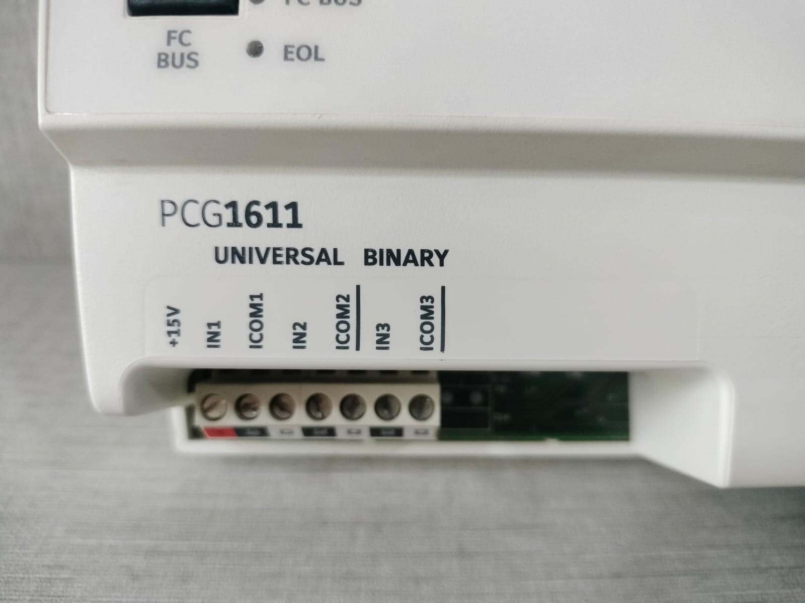 Johnson Controls PCG1611 FX-PCG1611-1 JOHNSON CONTROLS PCG1611 FX-PCG1611-1 REV Y S/W VER 6.2 RY11825 2