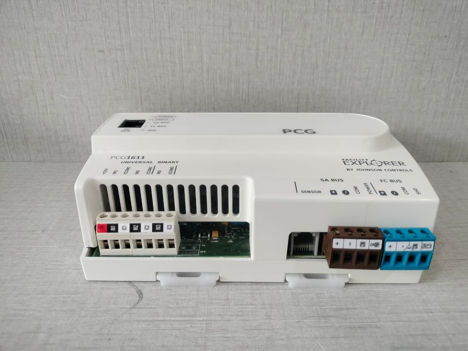 Johnson Controls PCG1611 FX-PCG1611-1 JOHNSON CONTROLS PCG1611 FX-PCG1611-1 REV Y S/W VER 6.2 RY11825 6