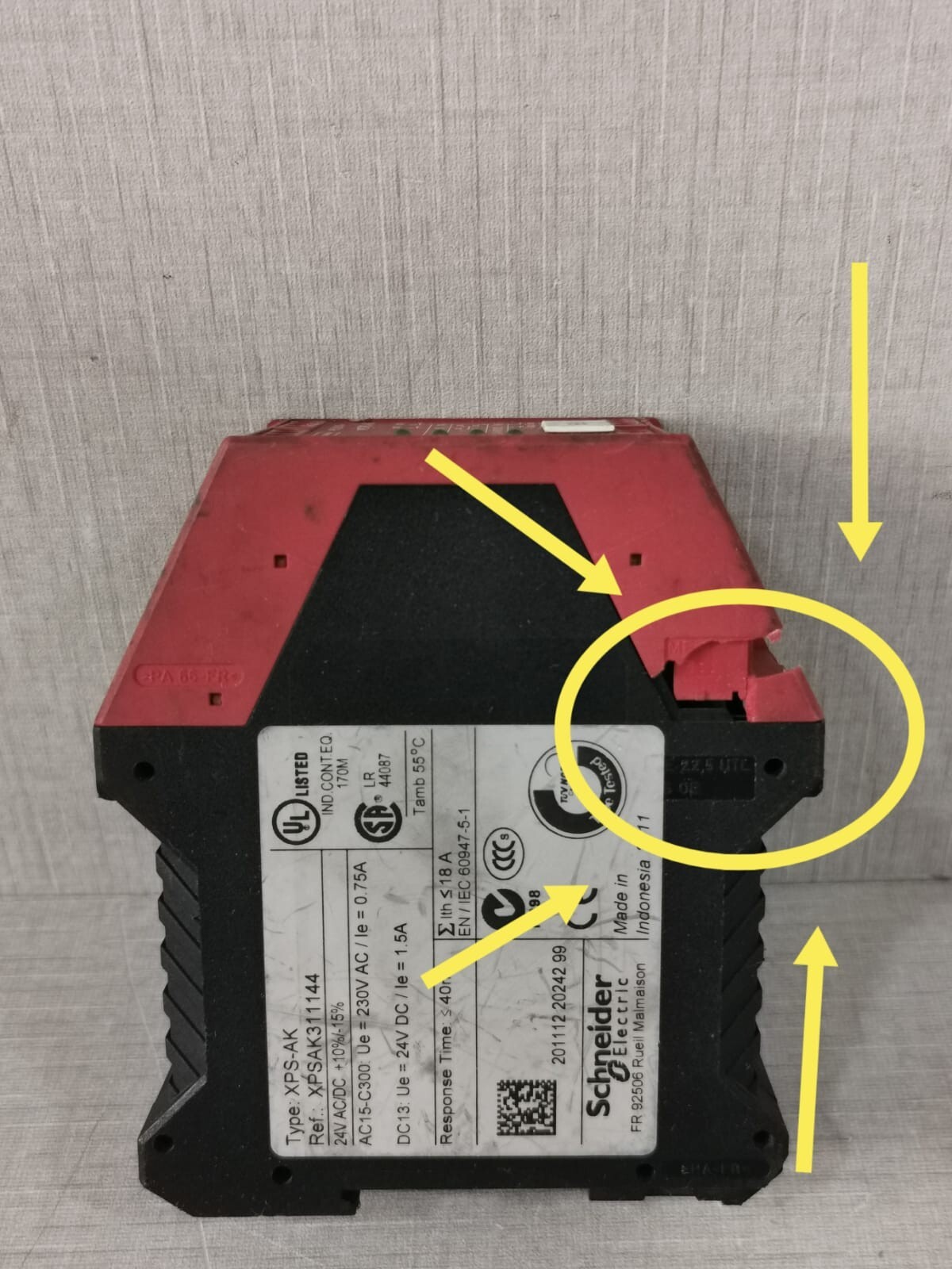 Schneider Electric XPSAK311144 Schneider Electric XPS-AK PREVENTA-Safety Relay XPSAK311144 4