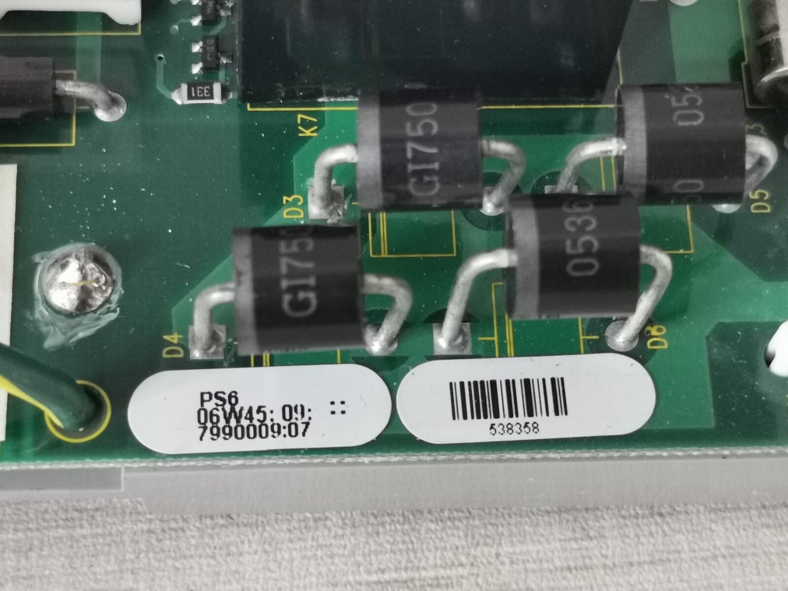Edwards PS6 DEV-1206 Edwards PS6 DEV-1206 Power Supply Module Card 4