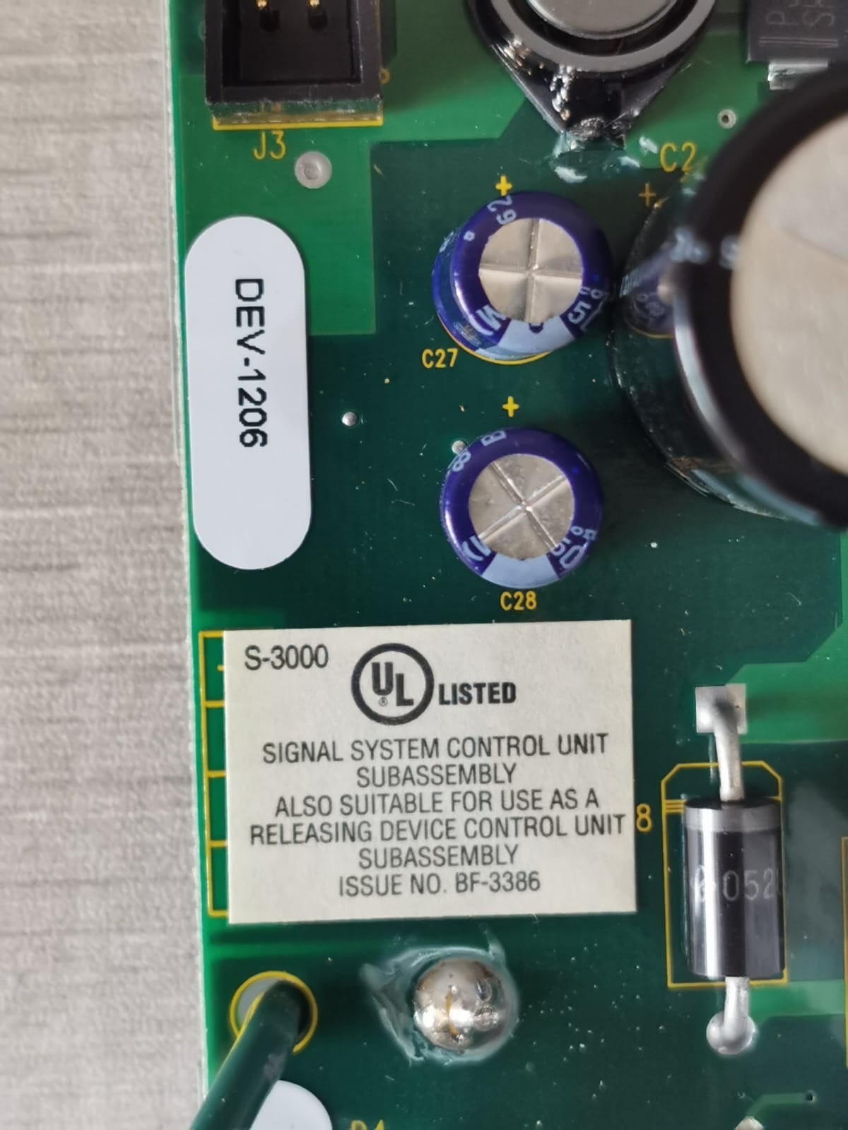 Edwards PS6 DEV-1206 Edwards PS6 DEV-1206 Power Supply Module Card 5