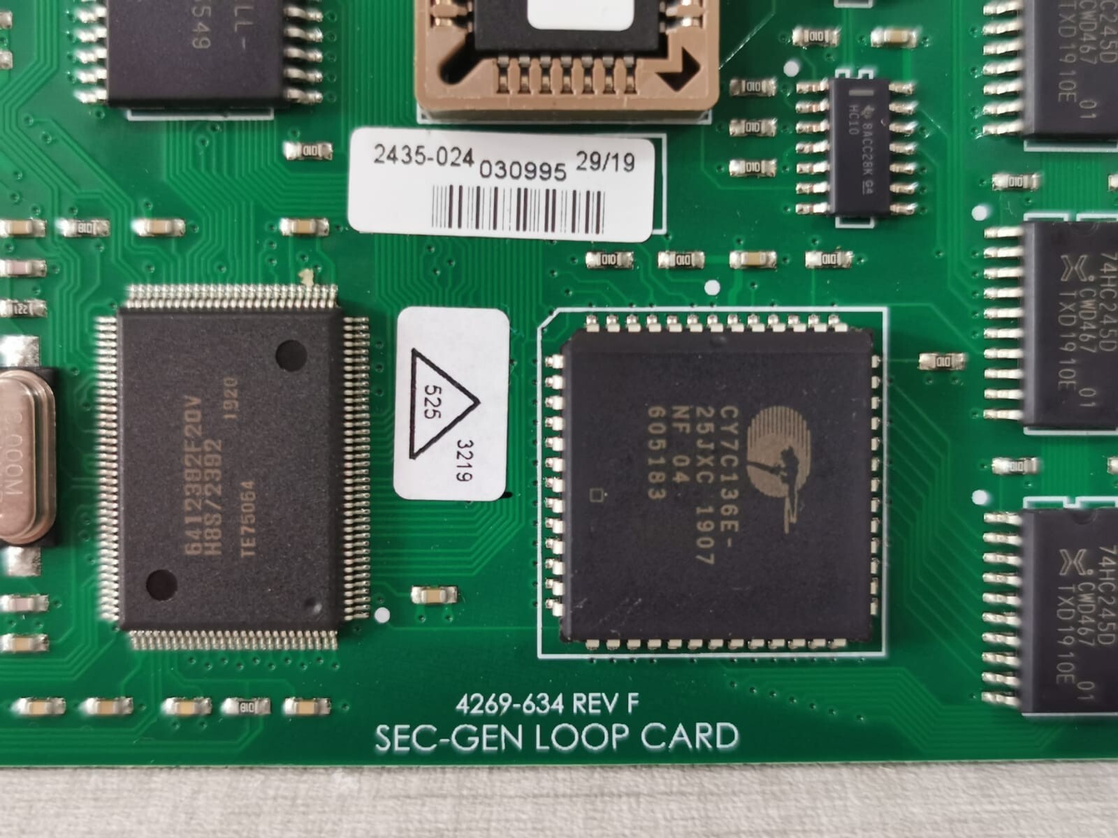 Honeywell Gent Vigilon 4269-634 Honeywell Gent Vigilon 4269-634 REV F SEC-GEN LOOP CARD 2
