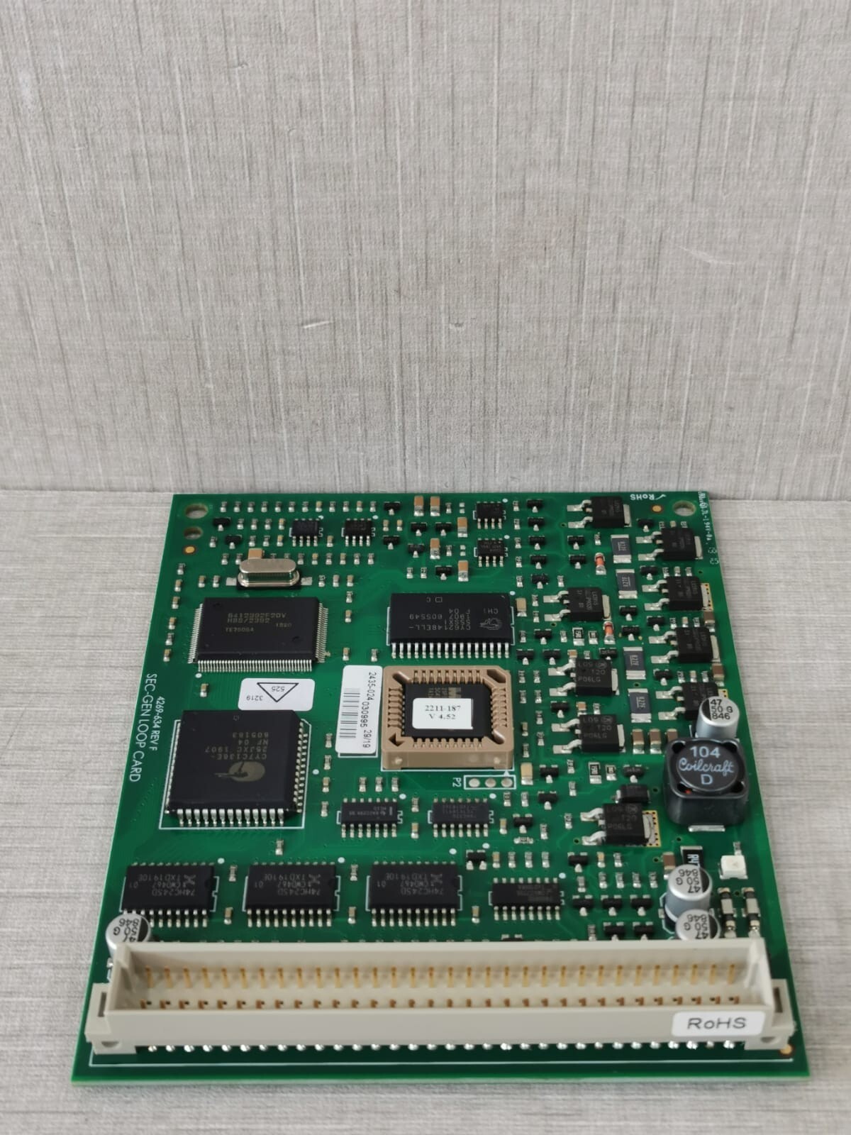 Honeywell Gent Vigilon 4269-634 Honeywell Gent Vigilon 4269-634 REV F SEC-GEN LOOP CARD 4