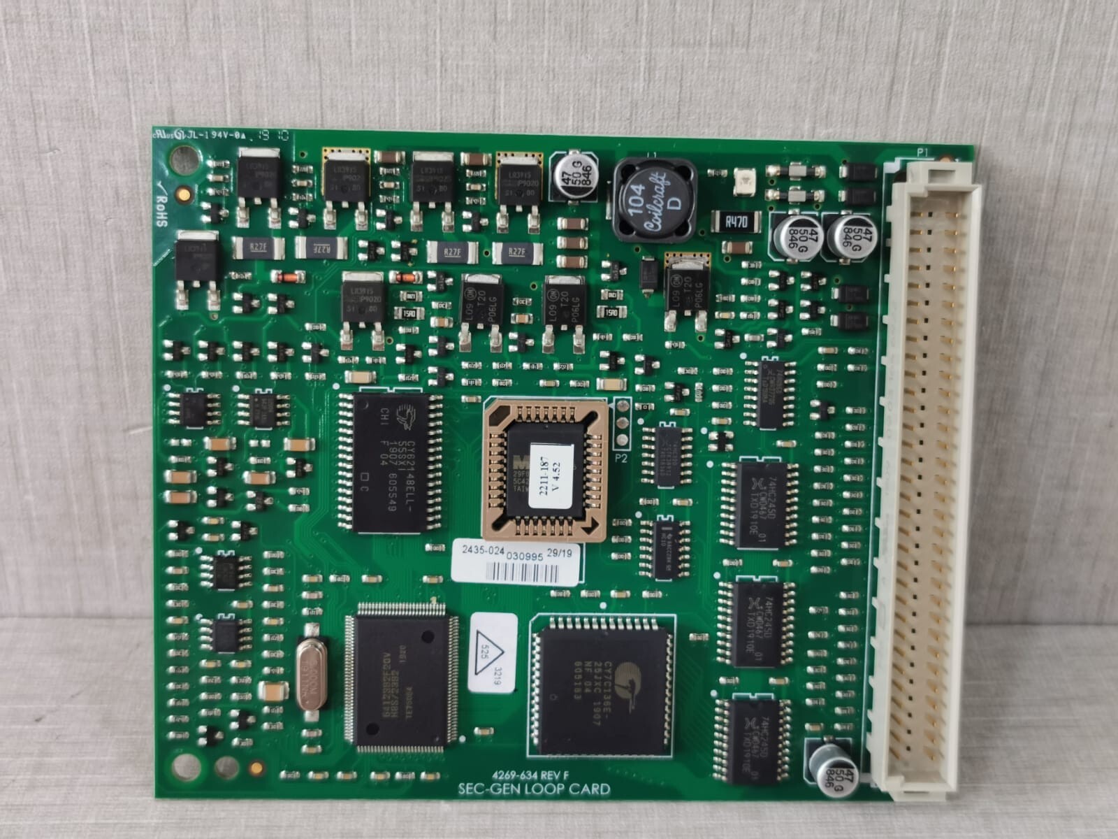 Honeywell Gent Vigilon 4269-634 REV F SEC-GEN LOOP CARD