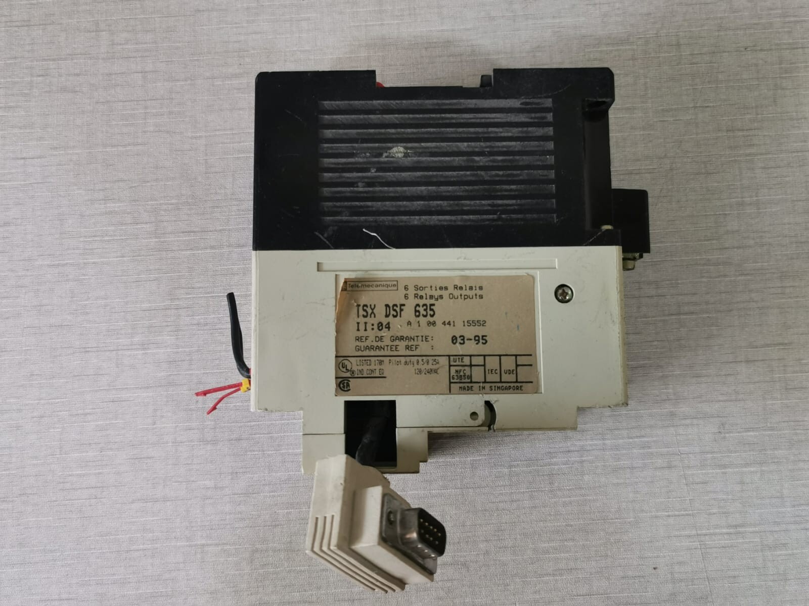Telemecanique TSXDSF635 TELEMECANIQUE TSX DSF 635 / TSXDSF635 6 RELAYS OUTPUTS 4