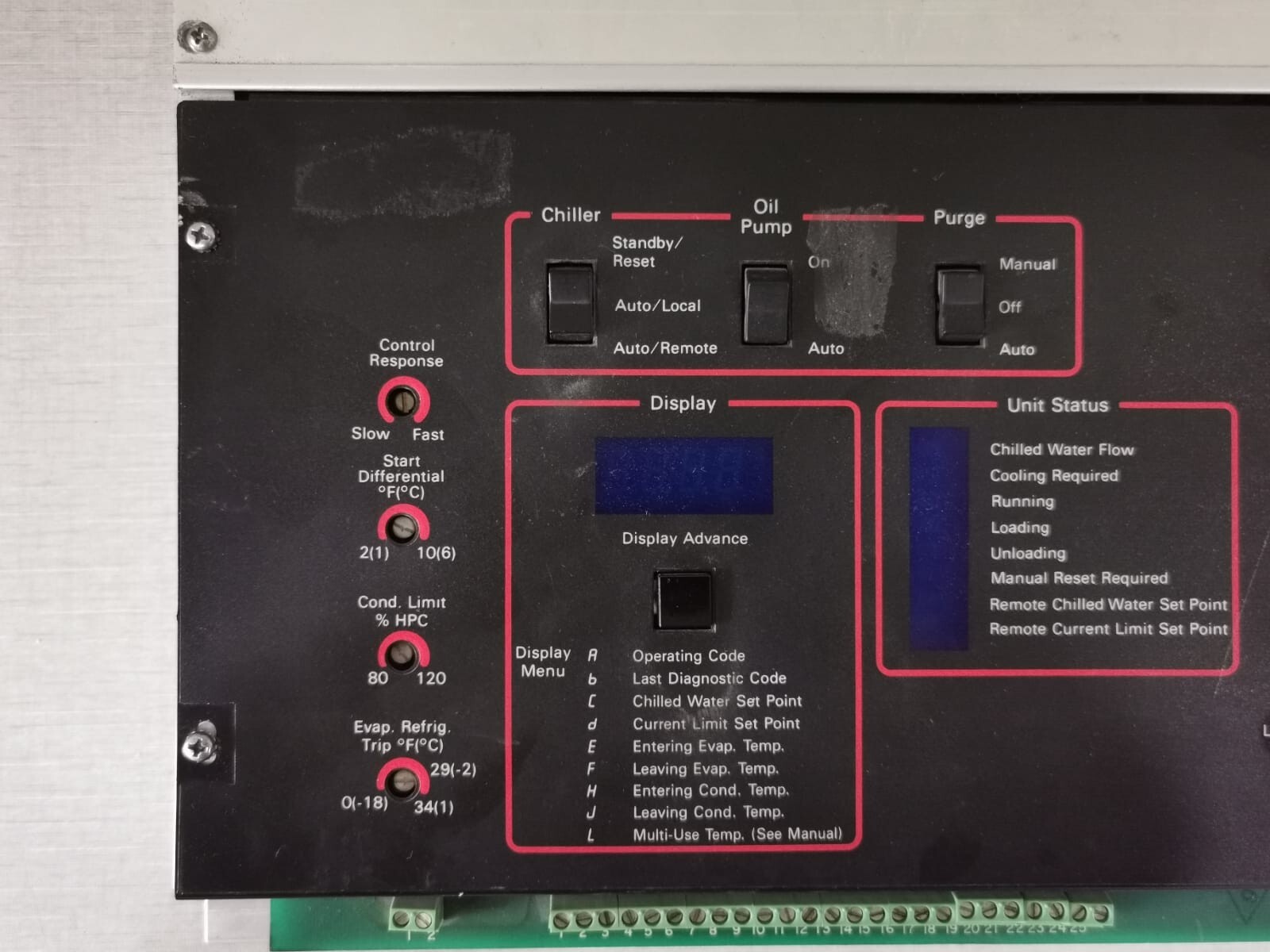 Trane X13650396-04 TRANE X13650396-04 Rev. A Chiller Purge Control Panel Module 2
