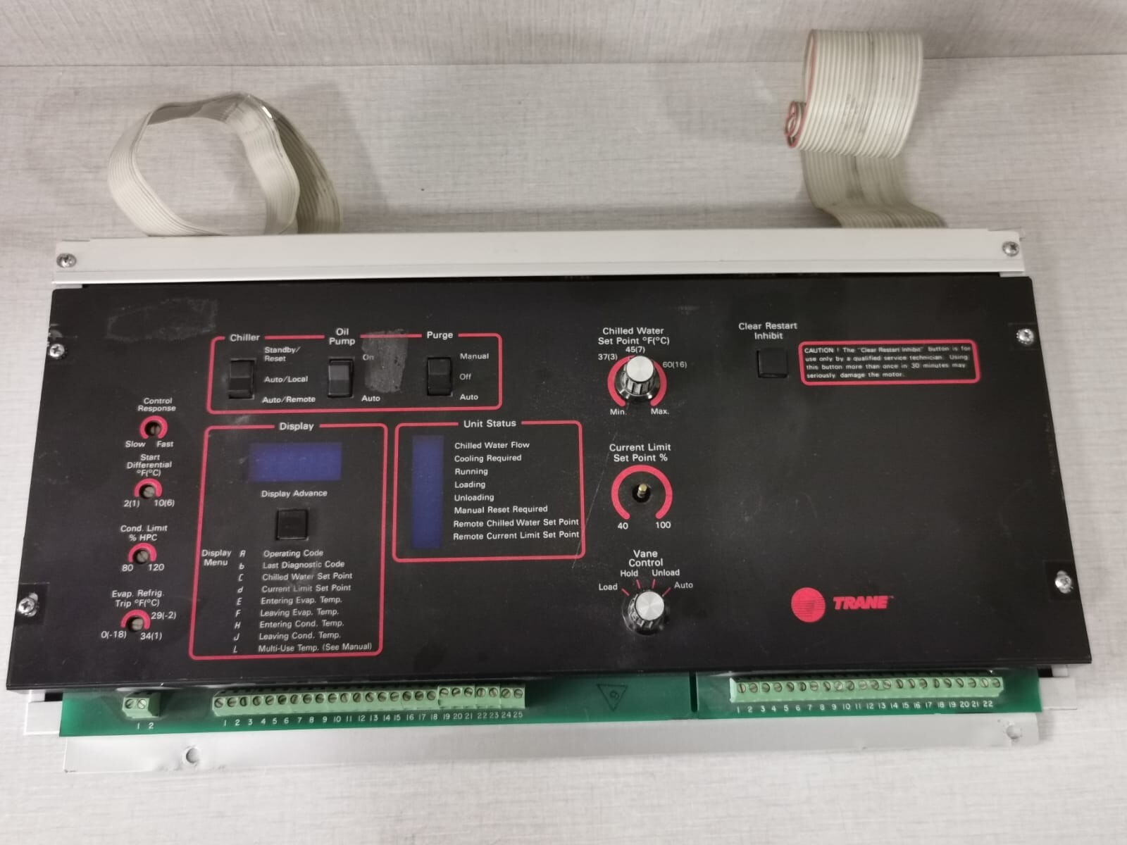 Trane X13650396-04 TRANE X13650396-04 Rev. A Chiller Purge Control Panel Module 4