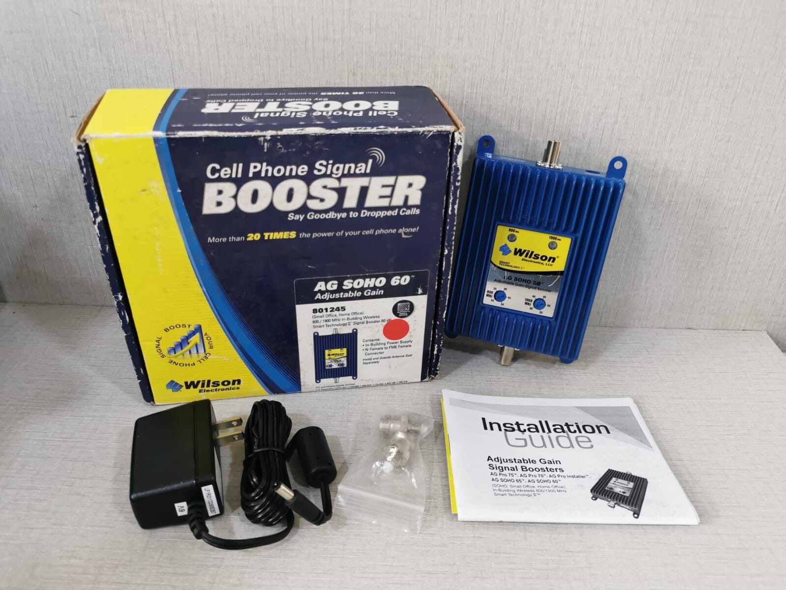 Wilson Electronics 271265 AG SOHO 60 Adjustable Gain Signal Booster