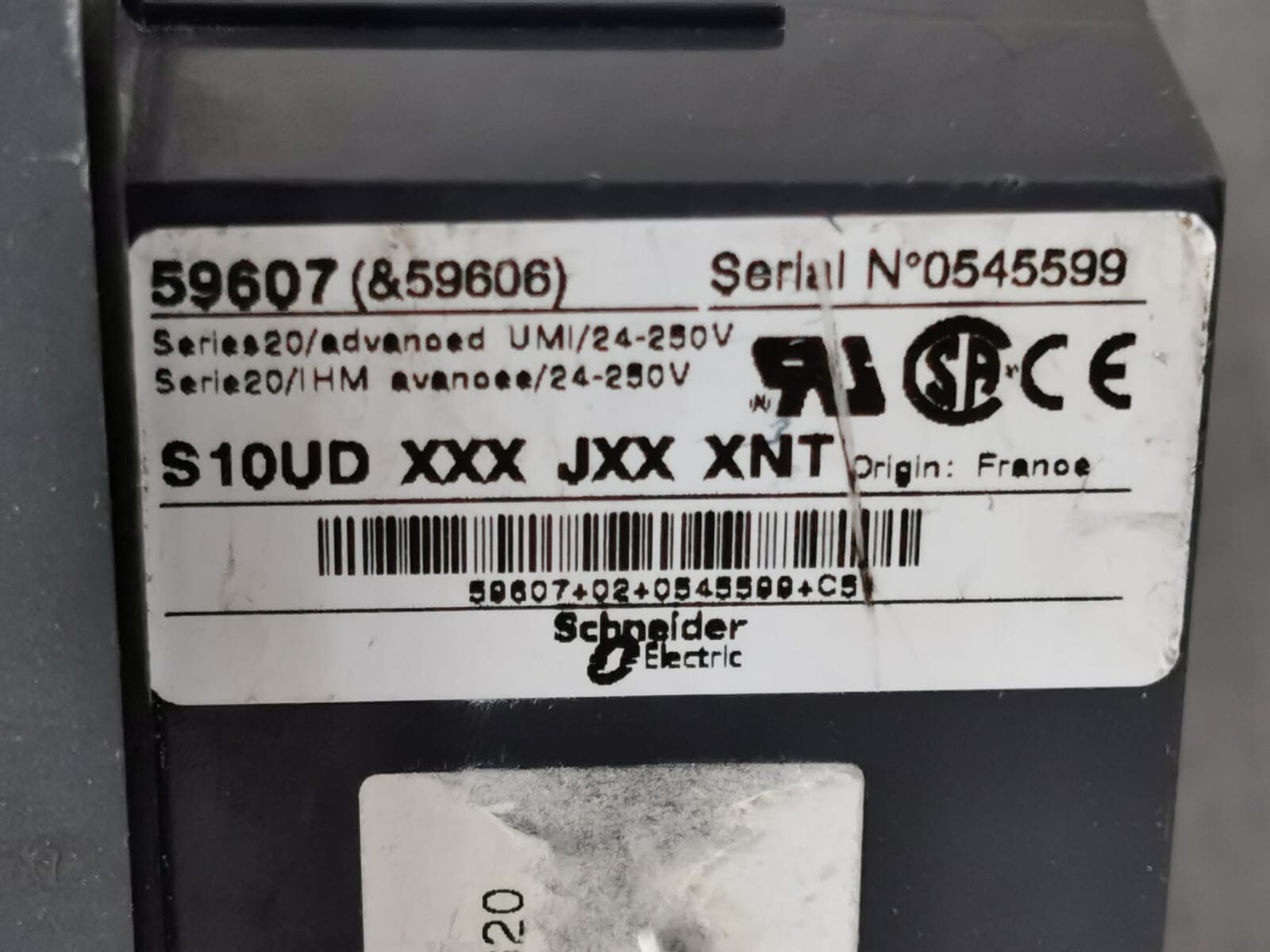 Merlin Gerin S10UD XXX JXX XNT Merlin Gerin SePam 59607 S10UD XXX JXX XNT Unit Module -TRIED & TESTED 6