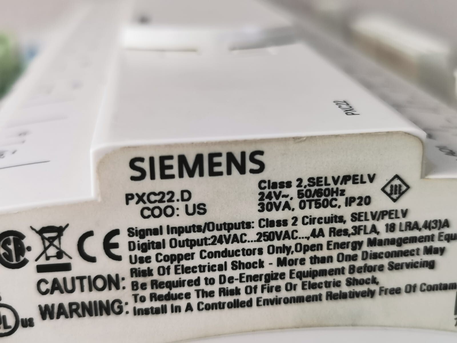 Siemens PXC22.D PXC22 SIEMENS PXC22.D DIGITAL COMPACT CONTROLLER 2