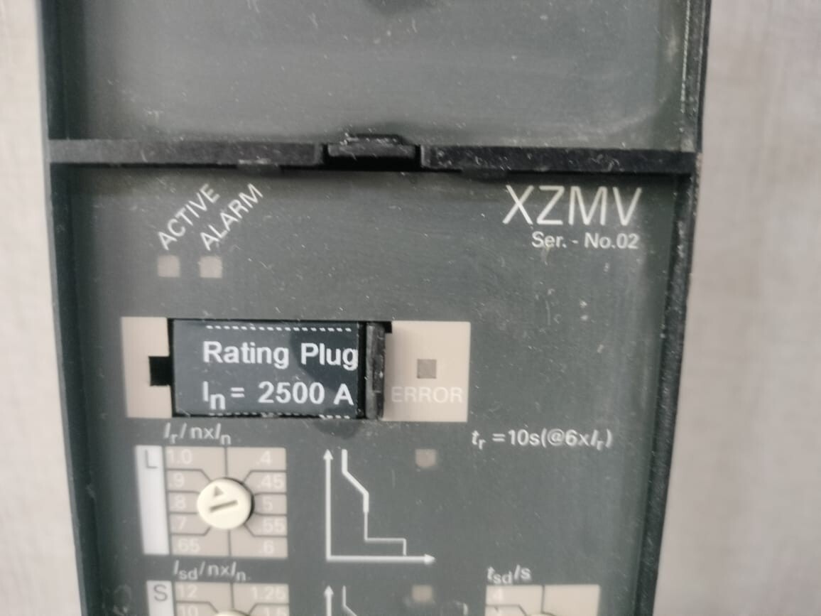 Eaton XZMV EATON XZMV BREAKER TRIPPED SER.NO.02 2