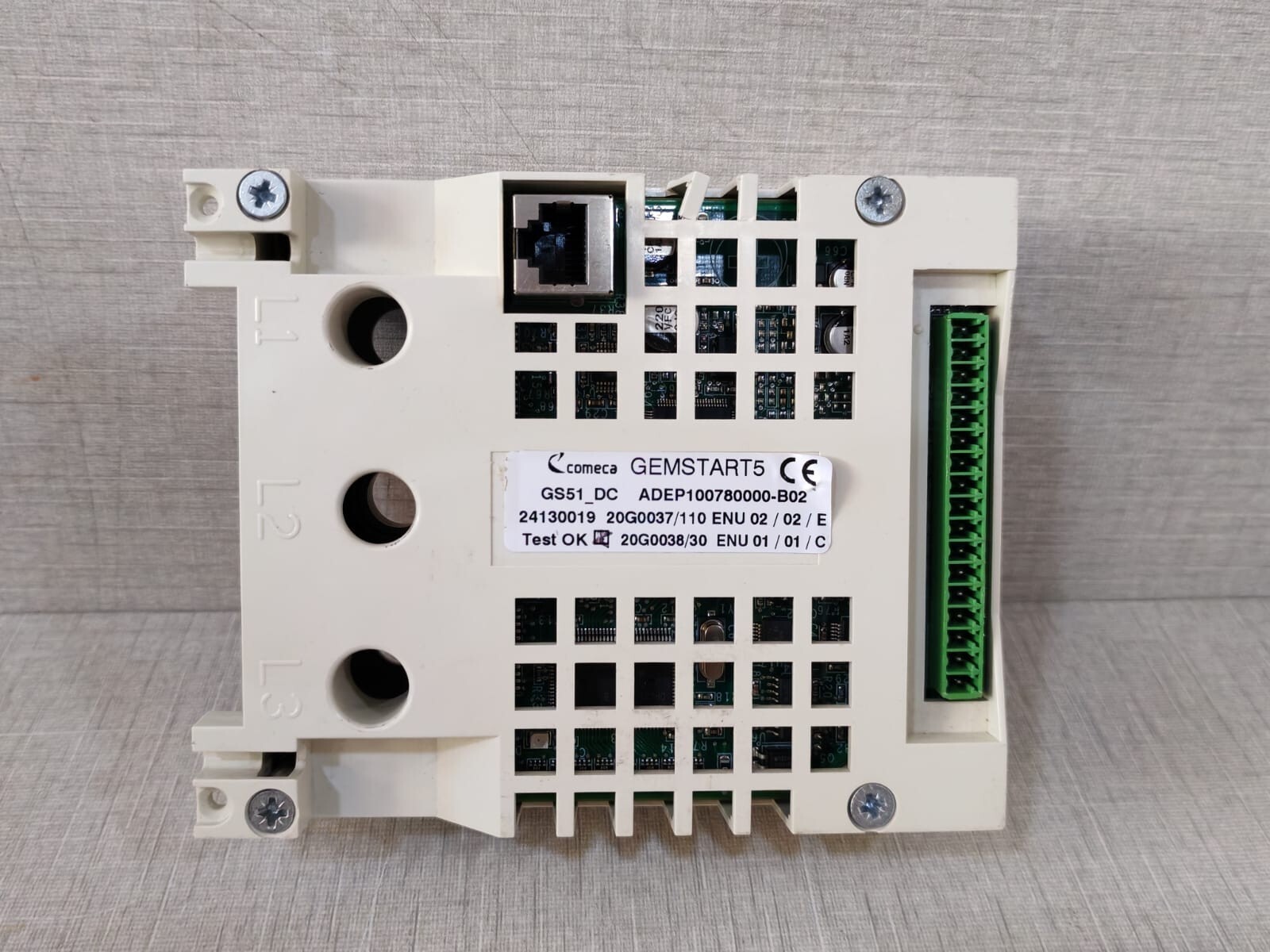 COMECA GEMSTART 5 Motor Protection Relay GS51-DC ADEP100780000-B02