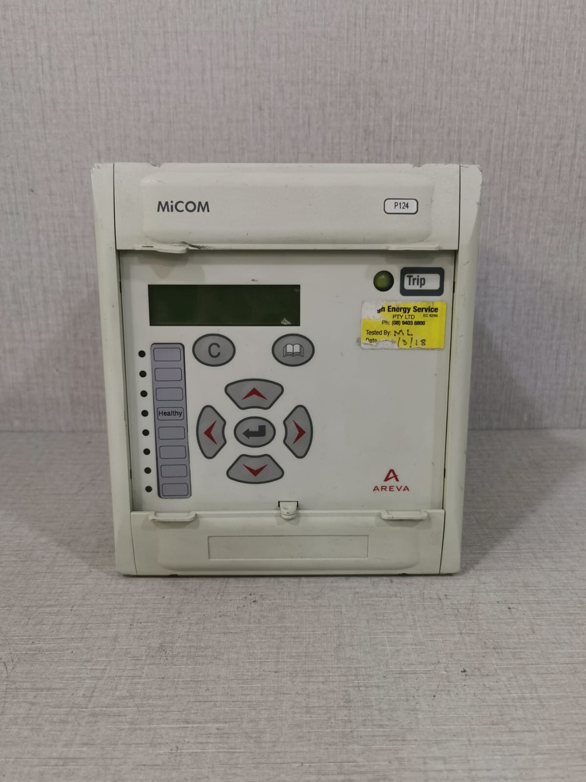 MiCOM AREVA P124 Protection Relay P124A11S0111