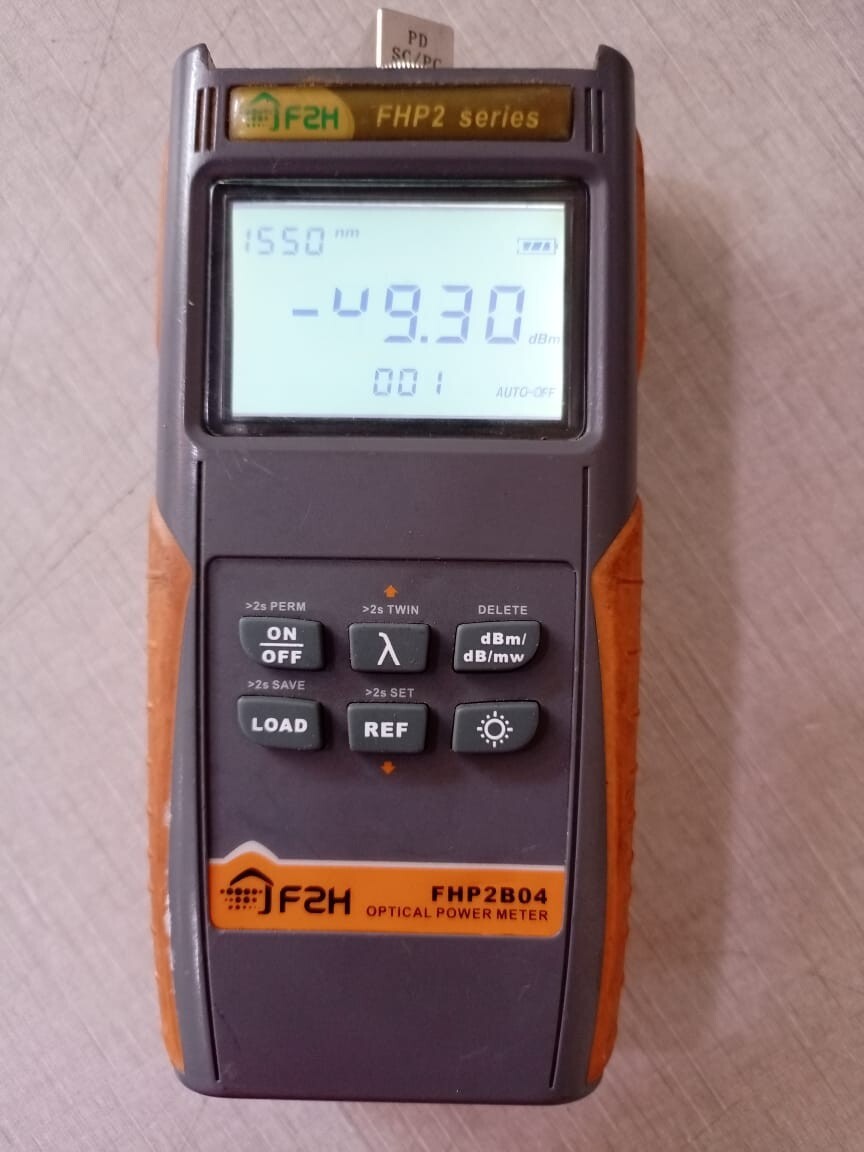 F2H FHP2B04 FHP2B04 / FHP2 / F2H SERIES OPTICAL POWER METER 2