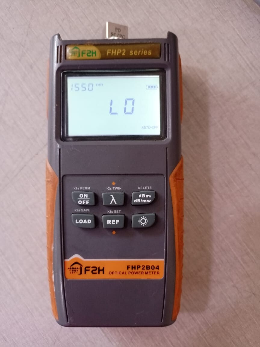 F2H FHP2B04 FHP2B04 / FHP2 / F2H SERIES OPTICAL POWER METER 4