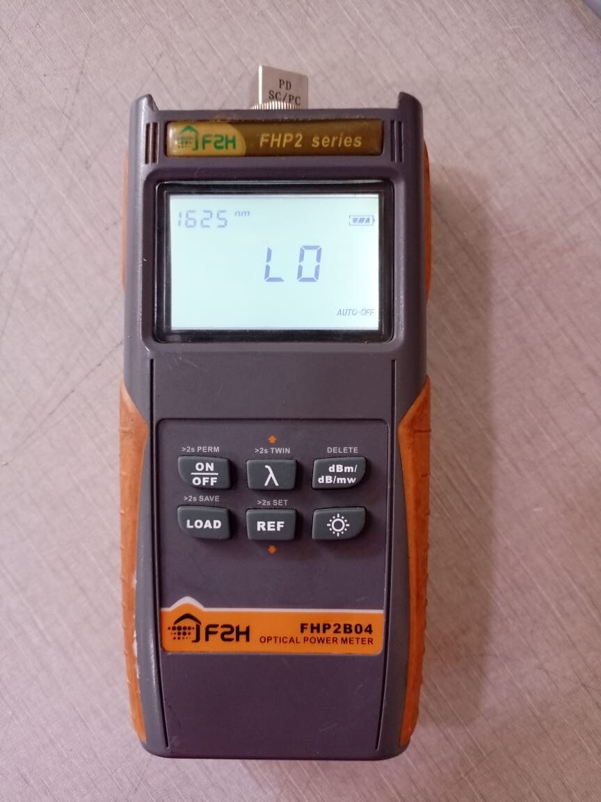 F2H FHP2B04 FHP2B04 / FHP2 / F2H SERIES OPTICAL POWER METER 5