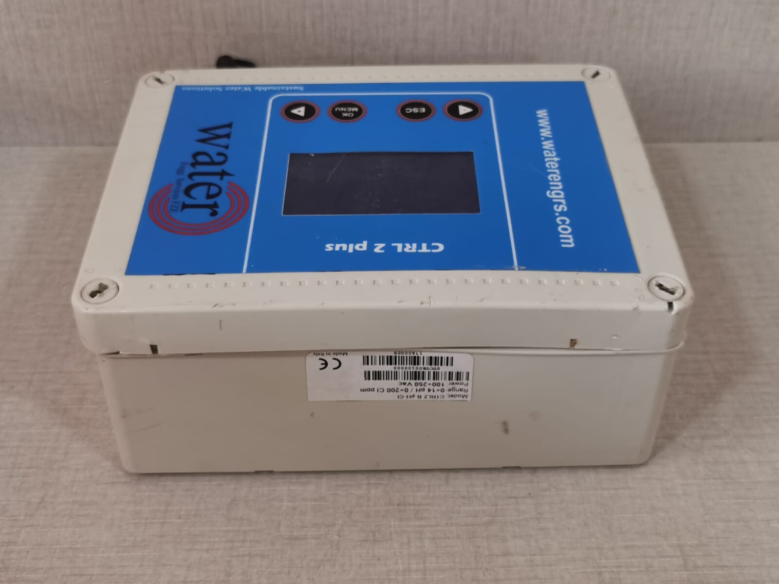 FWT CTRL 2 plus FWT CTRL2 B ph-cl Range 0-14 ph/0-200 cl ppm - WITH DAMAGED PART 8