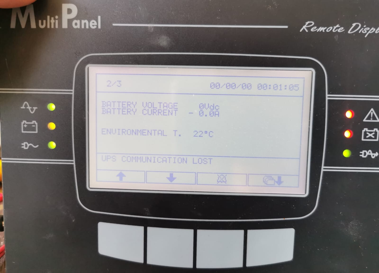 RPS YSKCMP1A RPS Multi Panel P/N: YSKCMP1A 12VDC 250mA Remote Display - / UNIT ONY 5