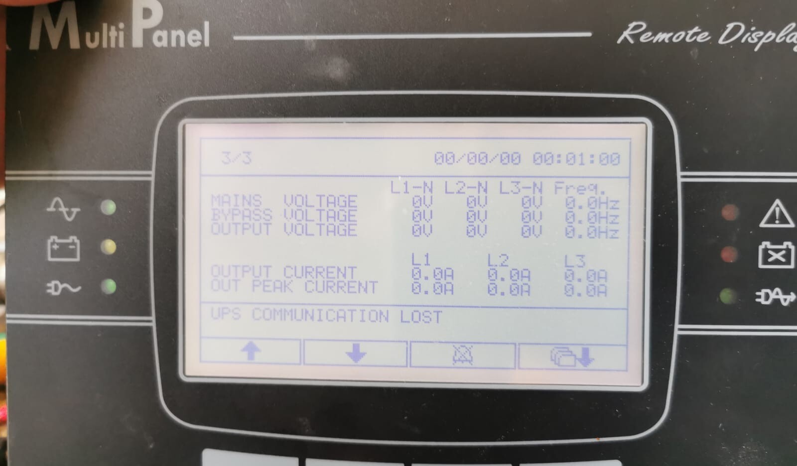 RPS YSKCMP1A RPS Multi Panel P/N: YSKCMP1A 12VDC 250mA Remote Display - / UNIT ONY 8