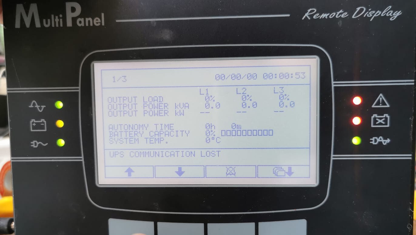 RPS YSKCMP1A RPS Multi Panel P/N: YSKCMP1A 12VDC 250mA Remote Display - / UNIT ONY 9