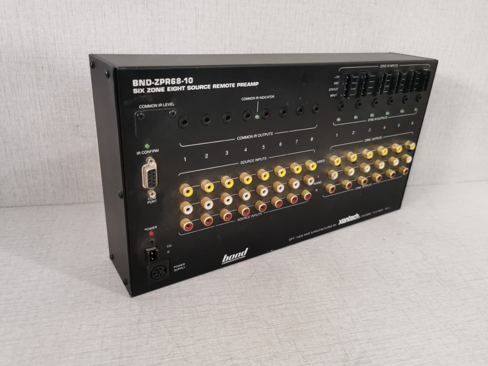 Xantech BND-ZPR68-10 XANTECH BND-ZPR68-10 SIX ZONE EIGHT SOURCE REMOTE PREAMP 7