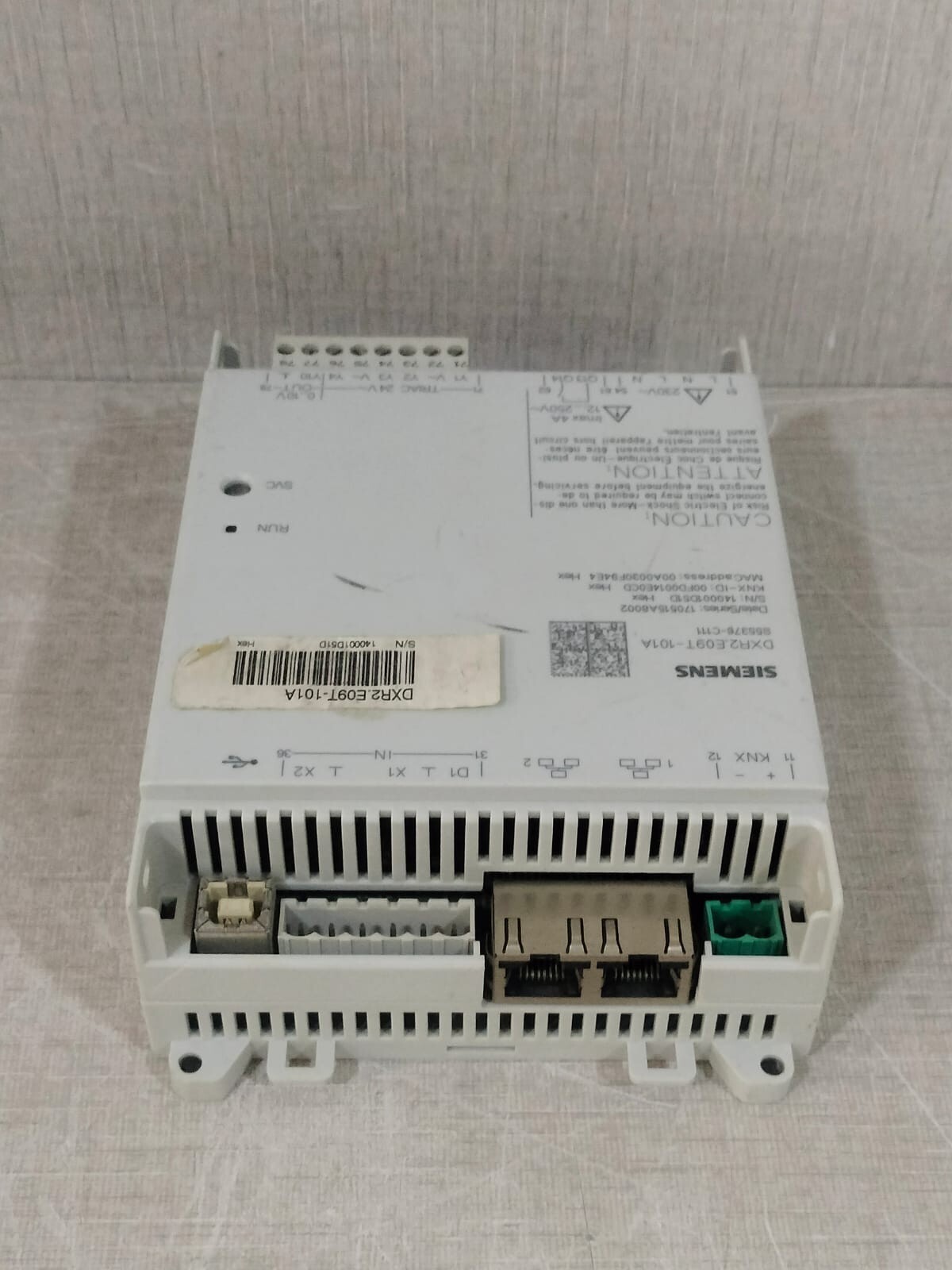 Siemens DXR2.E09T-101A SIEMENS DXR2.E09T-101A / S55376-C111 AC 230V-20VA 50/50 Hz 3