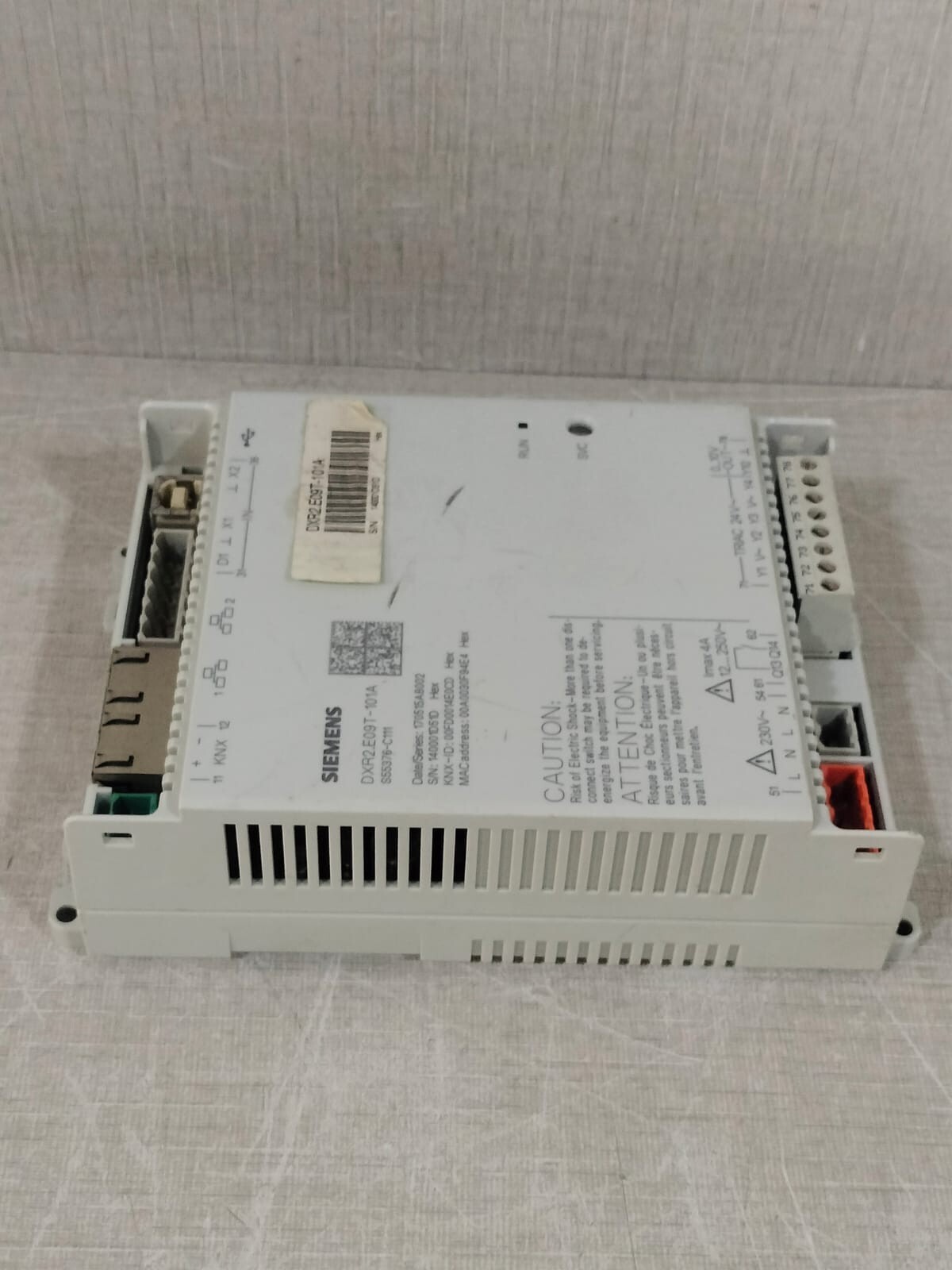 Siemens DXR2.E09T-101A SIEMENS DXR2.E09T-101A / S55376-C111 AC 230V-20VA 50/50 Hz 4