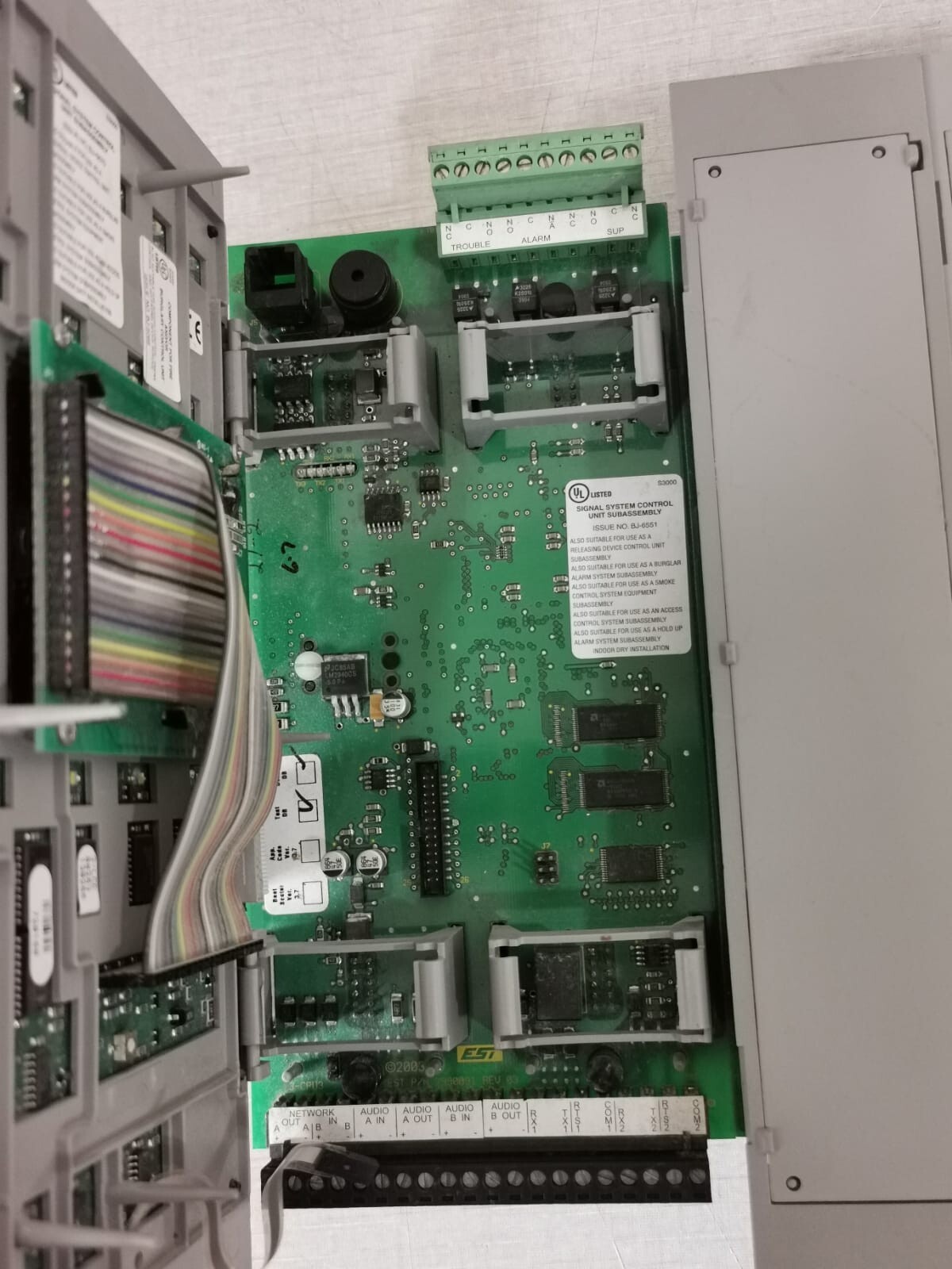 Edwards EDWARDS EDWARDS EST3 COMMERCIAL FIRE ALARM SECURITY EMERGENCY PANEL CONTROL BOARD 7