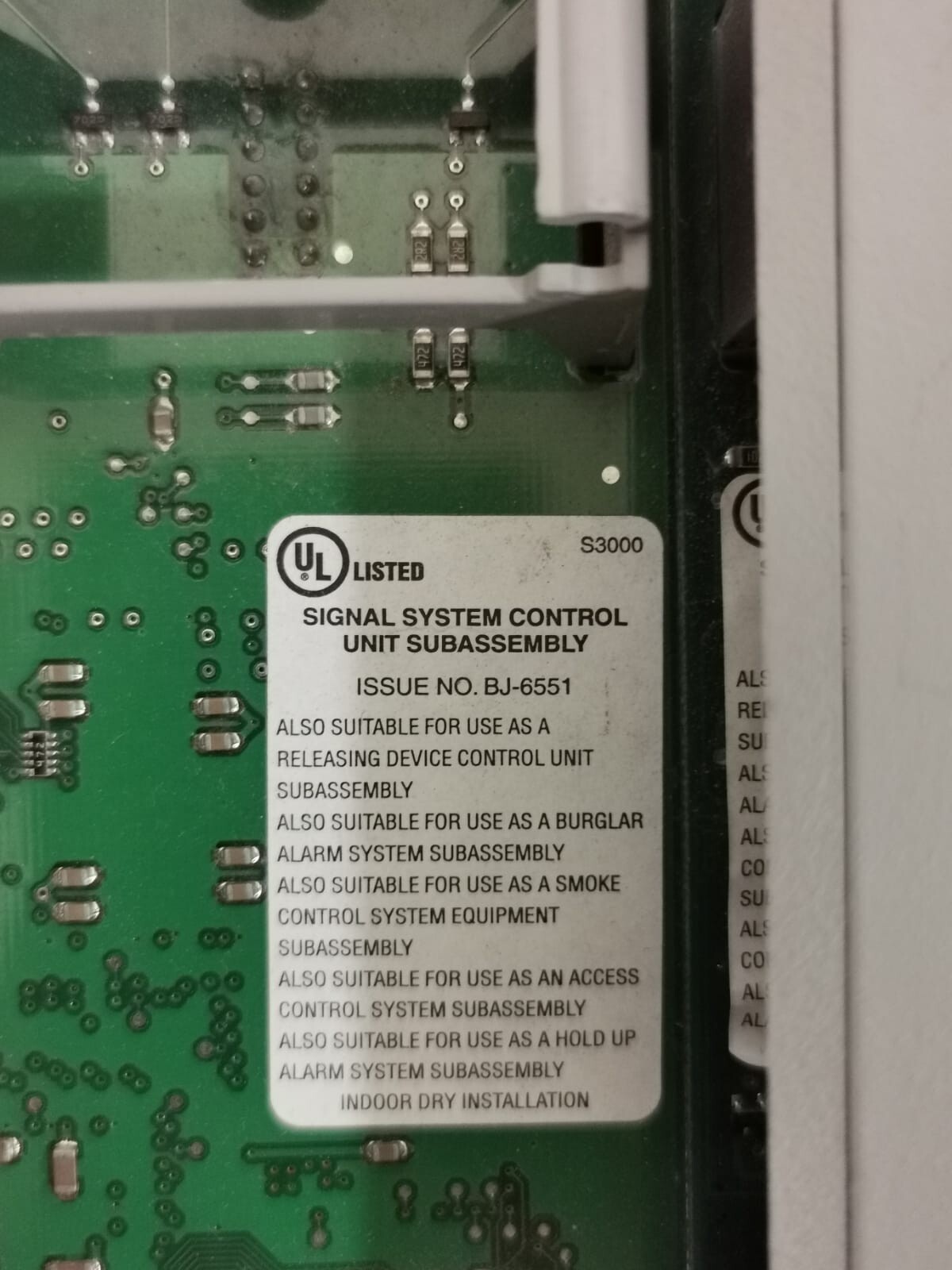 Edwards EDWARDS EDWARDS EST3 COMMERCIAL FIRE ALARM SECURITY EMERGENCY PANEL CONTROL BOARD 8