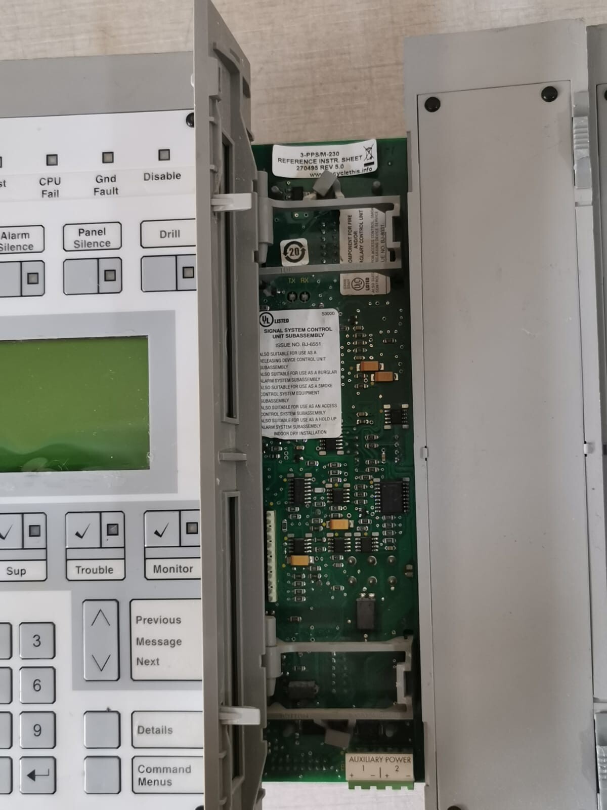 Edwards EDWARDS EDWARDS EST3 COMMERCIAL FIRE ALARM SECURITY EMERGENCY PANEL CONTROL BOARD 9